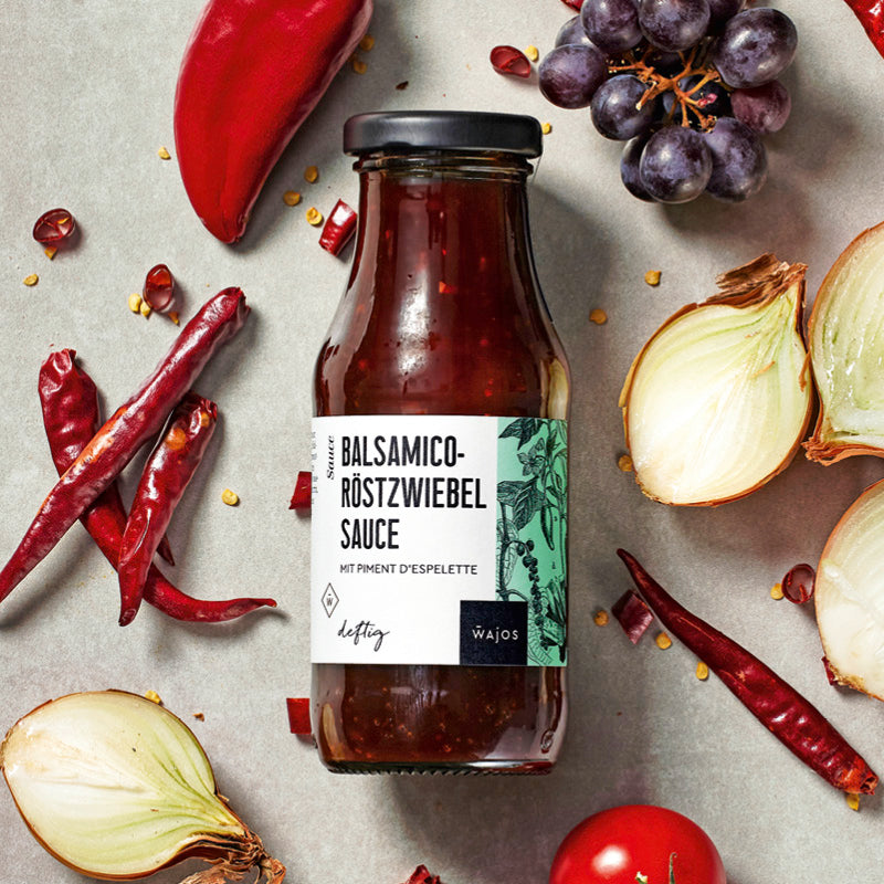 Balsamico Röstzwiebel Sauce in 245 ml Glas