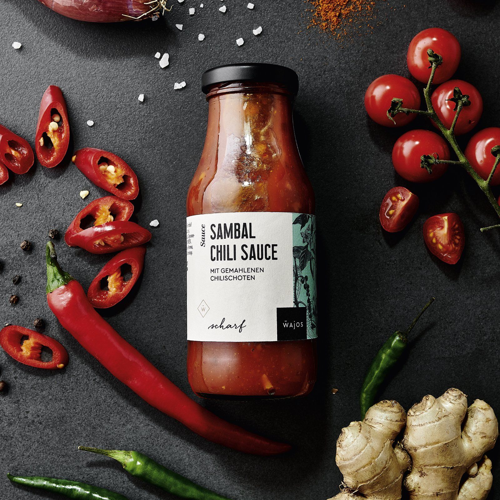 Sambal Chili Sauce in 245 ml Glas