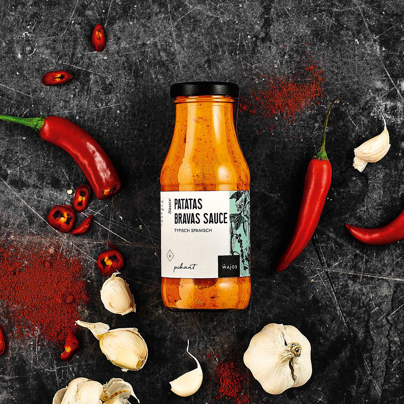 Patatas Bravas Sauce in 245 ml Glas
