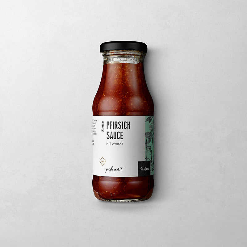 Pfirsich Sauce in 245 ml Glas