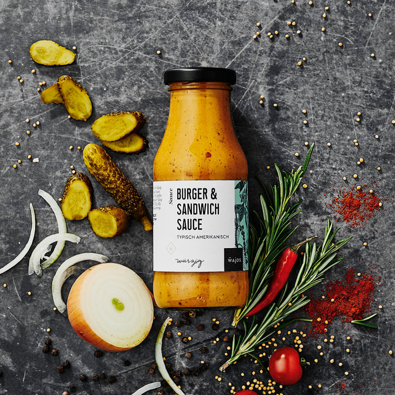 Burger & Sandwich Sauce in 245 ml Glas