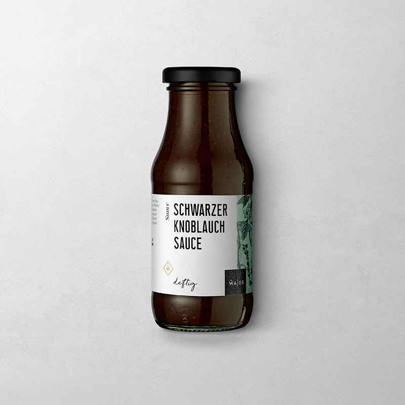Schwarzer Knoblauch Sauce im 245 ml Glas