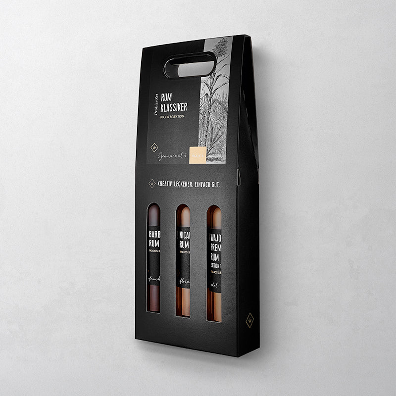 3er Set Rum in 100 ml Flaschen