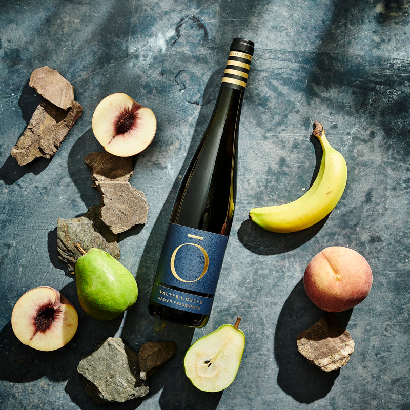 WJO Neefer Frauenberg Riesling dargestellt mit Aromen