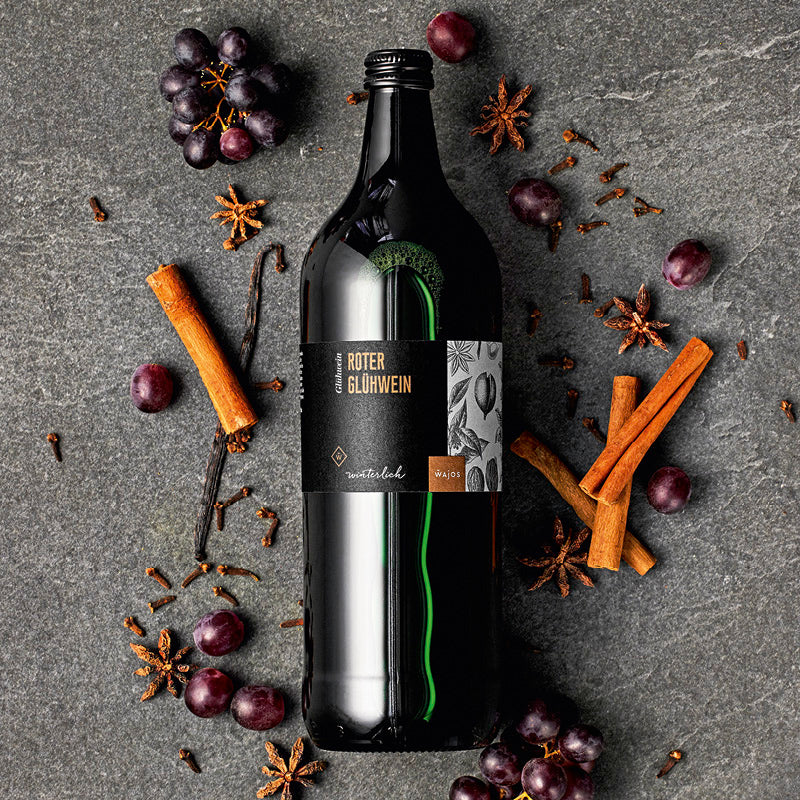 Roter Glühwein in 750 ml Flasche
