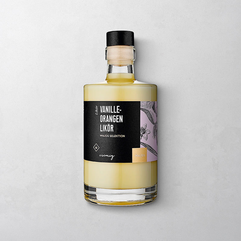 Vanille-Orangen Likör in 350 ml Flasche