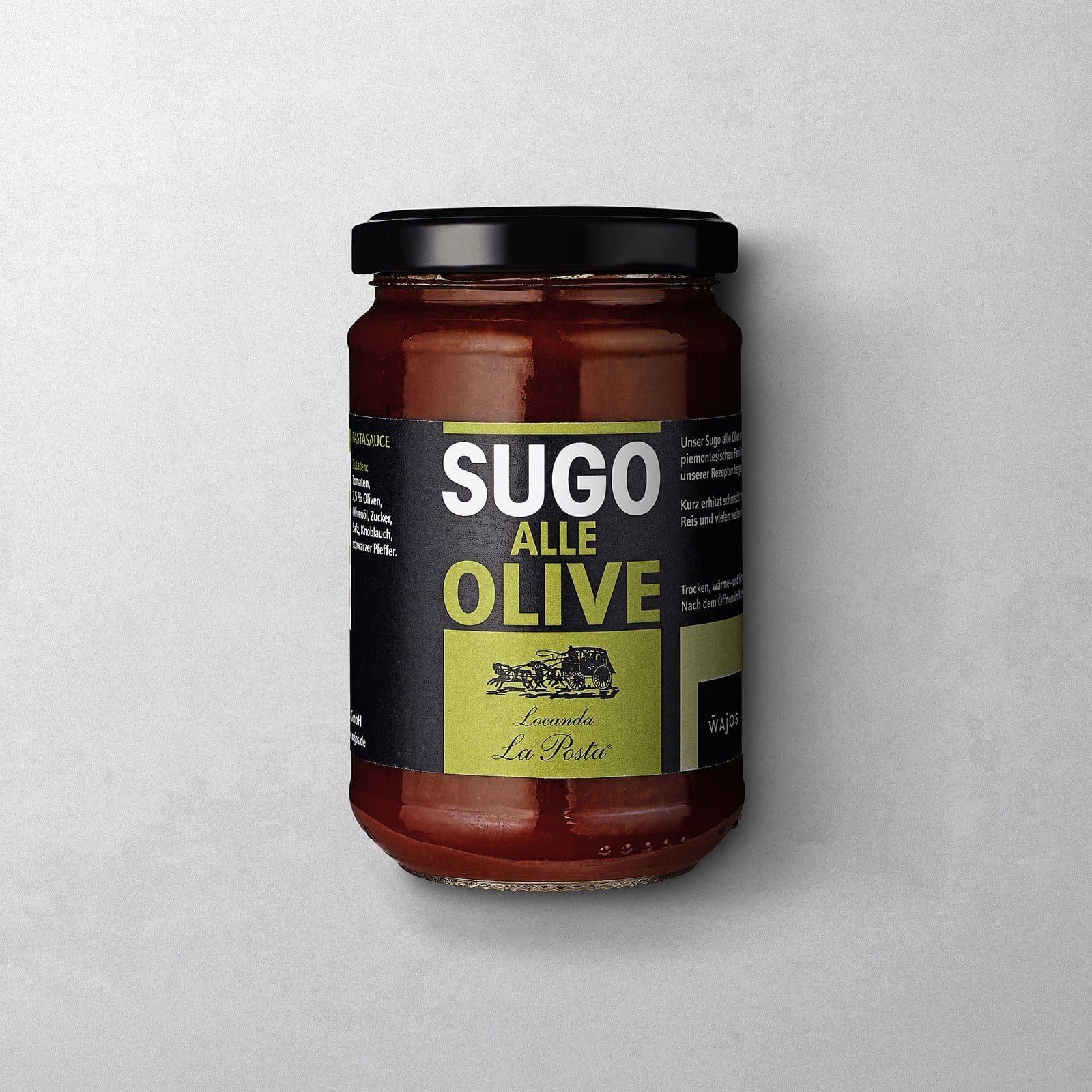 SUGO ALLE OLIVE PASTASAUCE Wajos GmbH, Zur Höhe 1, 56812 Dohr 